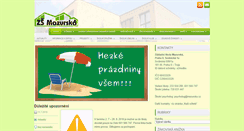 Desktop Screenshot of mazurska.cz